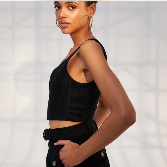 Babaton 1-01 cropped corset top - Picture 3 of 10